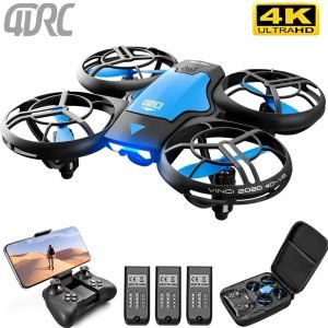 4DRC V8 New Mini Drone 4k profession HD Wide Angle Camera 1080P WiFi fpv Drone Camera Height Keep Drones Camera Helicopter Toys