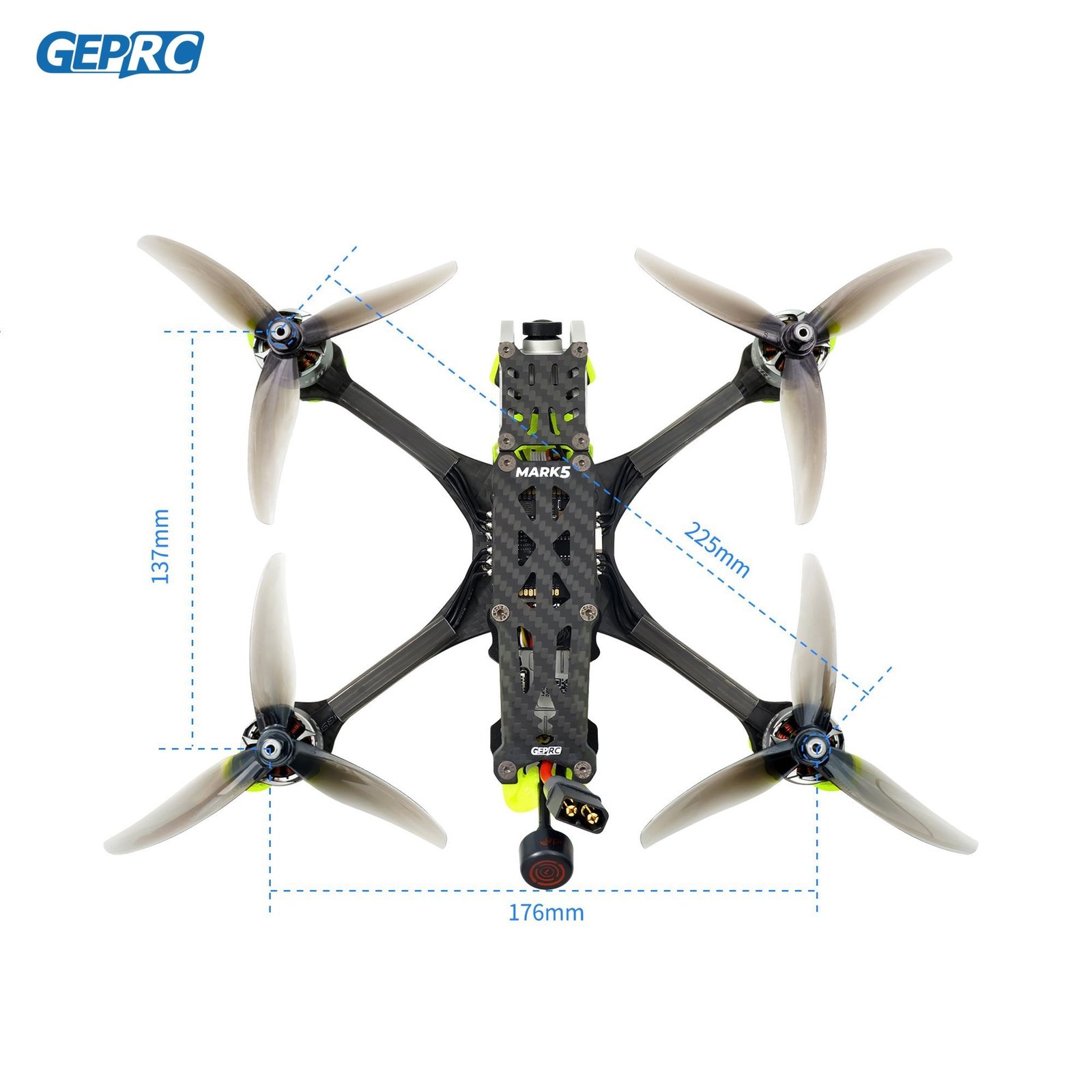 GEPRC-MARK5-HD-Vista-Freestyle-FPV-Drone-4S-6S-5Inch-SPEEDX2-2107-5-F722-HD-BT-2