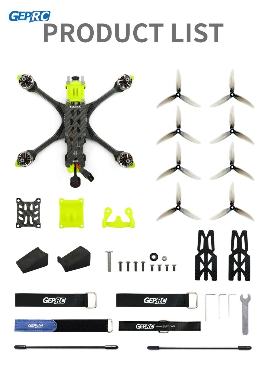 GEPRC-MARK5-HD-Vista-Freestyle-FPV-Drone-4S-6S-5Inch-SPEEDX2-2107-5-F722-HD-BT-4